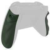 eXtremeRate FLEXOR Rubberized Side Rails Grips Trigger Stop Kit for Xbox Series X/S Controller & Xbox Core Controller - Diamond Textured Deep Pine Green - PX3Q3009