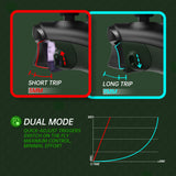 eXtremeRate FLEXOR Rubberized Side Rails Grips Trigger Stop Kit for Xbox Series X/S Controller & Xbox Core Controller - Diamond Textured Deep Pine Green - PX3Q3009