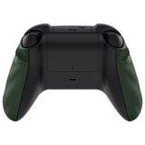 eXtremeRate FLEXOR Rubberized Side Rails Grips Trigger Stop Kit for Xbox Series X/S Controller & Xbox Core Controller - Diamond Textured Deep Pine Green - PX3Q3009