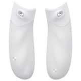 eXtremeRate FLEXOR Rubberized Side Rails Grips Trigger Stop Kit for Xbox Series X/S Controller & Xbox Core Controller - Diamond Textured Frosted White - PX3Q3013