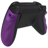 eXtremeRate FLEXOR Rubberized Side Rails Grips Trigger Stop Kit for Xbox Series X/S Controller & Xbox Core Controller - Diamond Textured Mist Purple - PX3Q3011