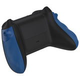 eXtremeRate FLEXOR Rubberized Side Rails Grips Trigger Stop Kit for Xbox Series X/S Controller & Xbox Core Controller - Diamond Textured Yale Blue - PX3Q3008