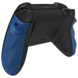 eXtremeRate FLEXOR Rubberized Side Rails Grips Trigger Stop Kit for Xbox Series X/S Controller & Xbox Core Controller - Diamond Textured Yale Blue - PX3Q3008
