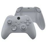 eXtremeRate New Hope Gray Controller Full Set Housing Shell Case with Buttons for Xbox Series X/S Controller, Custom Replacement Side Rails Front Back Plate Cover for Xbox Core Controller - QX3P3004