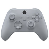 eXtremeRate New Hope Gray Controller Full Set Housing Shell Case with Buttons for Xbox Series X/S Controller, Custom Replacement Side Rails Front Back Plate Cover for Xbox Core Controller - QX3P3004