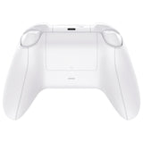 eXtremeRate White Controller Full Set Housing Shell Case with Buttons for Xbox Series X/S Controller, Custom Replacement Side Rails Front Back Plate Cover for Xbox Core Controller - QX3P3003