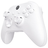 eXtremeRate White Controller Full Set Housing Shell Case with Buttons for Xbox Series X/S Controller, Custom Replacement Side Rails Front Back Plate Cover for Xbox Core Controller - QX3P3003