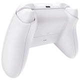 eXtremeRate White Controller Full Set Housing Shell Case with Buttons for Xbox Series X/S Controller, Custom Replacement Side Rails Front Back Plate Cover for Xbox Core Controller - QX3P3003