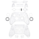eXtremeRate Replacement Full Set Shell with Buttons for Xbox One Elite Series 2 & Elite 2 Core Controller (Model 1797) - Clear - QFJE2M001
