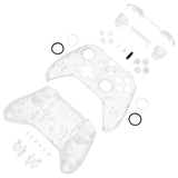 eXtremeRate Replacement Full Set Shell with Buttons for Xbox One Elite Series 2 & Elite 2 Core Controller (Model 1797) - Clear - QFJE2M001