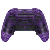 eXtremeRate Replacement Full Set Shell with Buttons for Xbox One Elite Series 2 & Elite 2 Core Controller (Model 1797) - Clear Atomic Purple - QFJE2M002