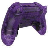 eXtremeRate Replacement Full Set Shell with Buttons for Xbox One Elite Series 2 & Elite 2 Core Controller (Model 1797) - Clear Atomic Purple - QFJE2M002