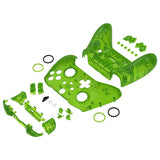 eXtremeRate Replacement Full Set Shell with Buttons for Xbox One Elite Series 2 & Elite 2 Core Controller (Model 1797) - Clear Green - QFJE2M003