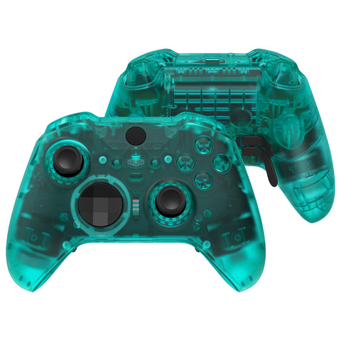eXtremeRate Replacement Full Set Shell with Buttons for Xbox One Elite Series 2 & Elite 2 Core Controller (Model 1797) - Emerald Green - QFJE2M005