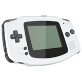 eXtremeRate Clear Black GBA Replacement Full Set Buttons for Gameboy Advance - Handheld Game Console NOT Included - KAG4008