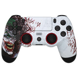 eXtremeRate Clown HAHAHA Ghost Replacement Faceplate Touchpad Cover, Redesigned Housing Shell Case Touch Pad Compatible with PS4 Slim Pro Controller JDM-040/050/055 - Controller NOT Included - GHP4T002