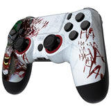 eXtremeRate Clown HAHAHA Ghost Replacement Faceplate Touchpad Cover, Redesigned Housing Shell Case Touch Pad Compatible with PS4 Slim Pro Controller JDM-040/050/055 - Controller NOT Included - GHP4T002