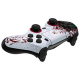eXtremeRate Clown HAHAHA Ghost Replacement Faceplate Touchpad Cover, Redesigned Housing Shell Case Touch Pad Compatible with PS4 Slim Pro Controller JDM-040/050/055 - Controller NOT Included - GHP4T002