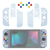 eXtremeRate Glacier Blue Joycon Handheld Controller Housing with Full Set Buttons, DIY Replacement Shell Case for NS Switch JoyCon & OLED JoyCon - Joycon and Console NOT Included - CM506