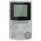 eXtremeRate IPS Ready Upgraded Glow in Dark - Green Replacement Shell Full Housing Cover & Buttons & Black Screen Lens for Gameboy Color – Fit for GBC OSD IPS & Regular IPS & Standard LCD – Console & IPS Screen NOT Included - QCBM5010