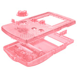 eXtremeRate IPS Ready Upgraded Cherry Pink Replacement Shell Full Housing Cover & Buttons & Black Screen Lens for Gameboy Color – Fit for GBC OSD IPS & Regular IPS & Standard LCD – Console & IPS Screen NOT Included - QCBM5009
