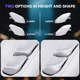 eXtremeRate Interchangeable Back Buttons Bottom Shell for Steam Deck LCD & OLED - with 2 Height Adjustable Buttons - Frosted White - GVSSDM001