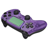 eXtremeRate LUNA Redesigned Front Shell with Touchpad for PS5 Controller BDM-010/020/030/040/050 - Clear Atomic Purple - GHPFM002