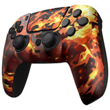 eXtremeRate LUNA Redesigned Front Shell with Touchpad for PS5 Controller BDM-010/020/030/040/050/060 - Blazing Magic - GHPFT025G4