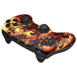 eXtremeRate LUNA Redesigned Front Shell with Touchpad for PS5 Controller BDM-010/020/030/040/050/060 - Blazing Magic - GHPFT025G4