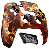 eXtremeRate LUNA Redesigned Front Shell with Touchpad for PS5 Controller BDM-010/020/030/040/050/060 - Blazing Magic - GHPFT025G4