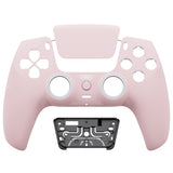 eXtremeRate LUNA Redesigned Front Shell with Touchpad for PS5 Controller BDM-010/020/030/040/050/060 - Cherry Blossoms Pink - GHPFP004G4