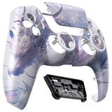 eXtremeRate LUNA Redesigned Front Shell with Touchpad for PS5 Controller BDM-010/020/030/040/050 - Crystal Dragon - GHPFR004