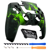 eXtremeRate LUNA Redesigned Front Shell with Touchpad for PS5 Controller BDM-010/020/030/040/050 - Dark Carnival - GHPFT016