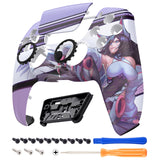 eXtremeRate LUNA Redesigned Front Shell with Touchpad for PS5 Controller BDM-010/020/030/040/050 - Neko Mecha - GHPFR007