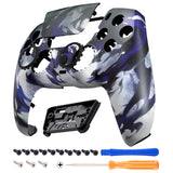 eXtremeRate LUNA Redesigned Front Shell with Touchpad for PS5 Controller BDM-010/020/030/040/050/060 - Shadow Magic - GHPFT026G4