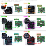 eXtremeRate LUNA Redesigned Front Shell with Touchpad for PS5 Controller BDM-010/020/030/040/050/060 - Shadow Magic - GHPFT026G4