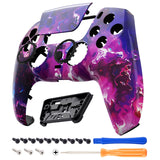 eXtremeRate LUNA Redesigned Front Shell with Touchpad for PS5 Controller BDM-010/020/030/040/050 - Surreal Lava - GHPFT013