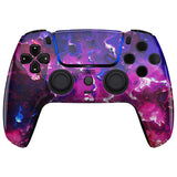 eXtremeRate LUNA Redesigned Front Shell with Touchpad for PS5 Controller BDM-010/020/030/040/050 - Surreal Lava - GHPFT013