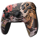 eXtremeRate LUNA Redesigned Front Shell with Touchpad for PS5 Controller BDM-010/020/030/040/050 - Tiger & Crane - GHPFR006