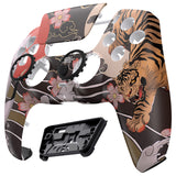 eXtremeRate LUNA Redesigned Front Shell with Touchpad for PS5 Controller BDM-010/020/030/040/050 - Tiger & Crane - GHPFR006