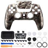 eXtremeRate LUNA Redesigned Front Shell with Touchpad for PS5 Controller BDM-010/020/030/040/050/060 - Dragon Scroll - GHPFT032G4
