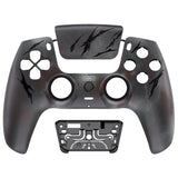 eXtremeRate LUNA Redesigned Front Shell with Touchpad for PS5 Controller BDM-010/020/030/040/050 - Blood Mist - GHPFK001