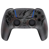 eXtremeRate LUNA Redesigned Front Shell with Touchpad for PS5 Controller BDM-010/020/030/040/050 - Blood Mist - GHPFK001