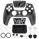 eXtremeRate LUNA Redesigned Front Shell with Touchpad for PS5 Controller BDM-010/020/030/040/050 - Blood Mist - GHPFK001