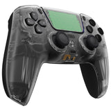 eXtremeRate LUNA Redesigned Front Shell with Touchpad for PS5 Controller BDM-010/020/030/040/050 - Clear Black - GHPFM003