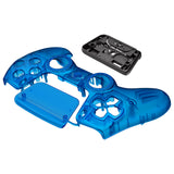 eXtremeRate LUNA Redesigned Front Shell with Touchpad for PS5 Controller BDM-010/020/030/040/050 - Clear Blue - GHPFM004