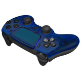 eXtremeRate LUNA Redesigned Front Shell with Touchpad for PS5 Controller BDM-010/020/030/040/050 - Clear Blue - GHPFM004