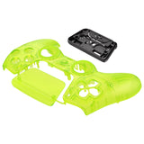 eXtremeRate LUNA Redesigned Front Shell with Touchpad for PS5 Controller BDM-010/020/030/040/050 - Clear Lime Green - GHPFM007