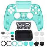 eXtremeRate LUNA Redesigned Front Shell with Touchpad for PS5 Controller BDM-010/020/030/040/050 - Emerald Green - GHPFM006