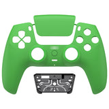 eXtremeRate LUNA Redesigned Front Shell with Touchpad for PS5 Controller BDM-010/020/030/040/050 - Green - GHPFP010